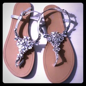 Bridal sandals size 9